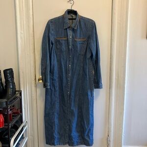 Western denim dress